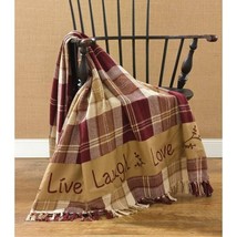 Afghan Blanket - live laugh love - £31.96 GBP