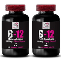 Natural Essentials - B-12 METHYLCOBALAMIN - Balanced Renewal 2 Bottles 200 Tabs - $34.16