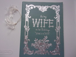 Vintage American Greetings For My Wife On Her Birthday What A Wife Card ... - $2.99