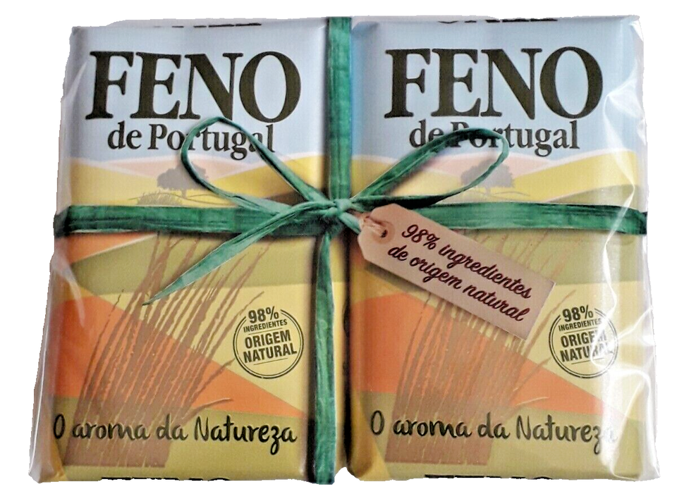 4 x Soap Bar FENO from Portugal Aroma of Nature Pack ( 4 x 90g / 4 x 3.18oz )