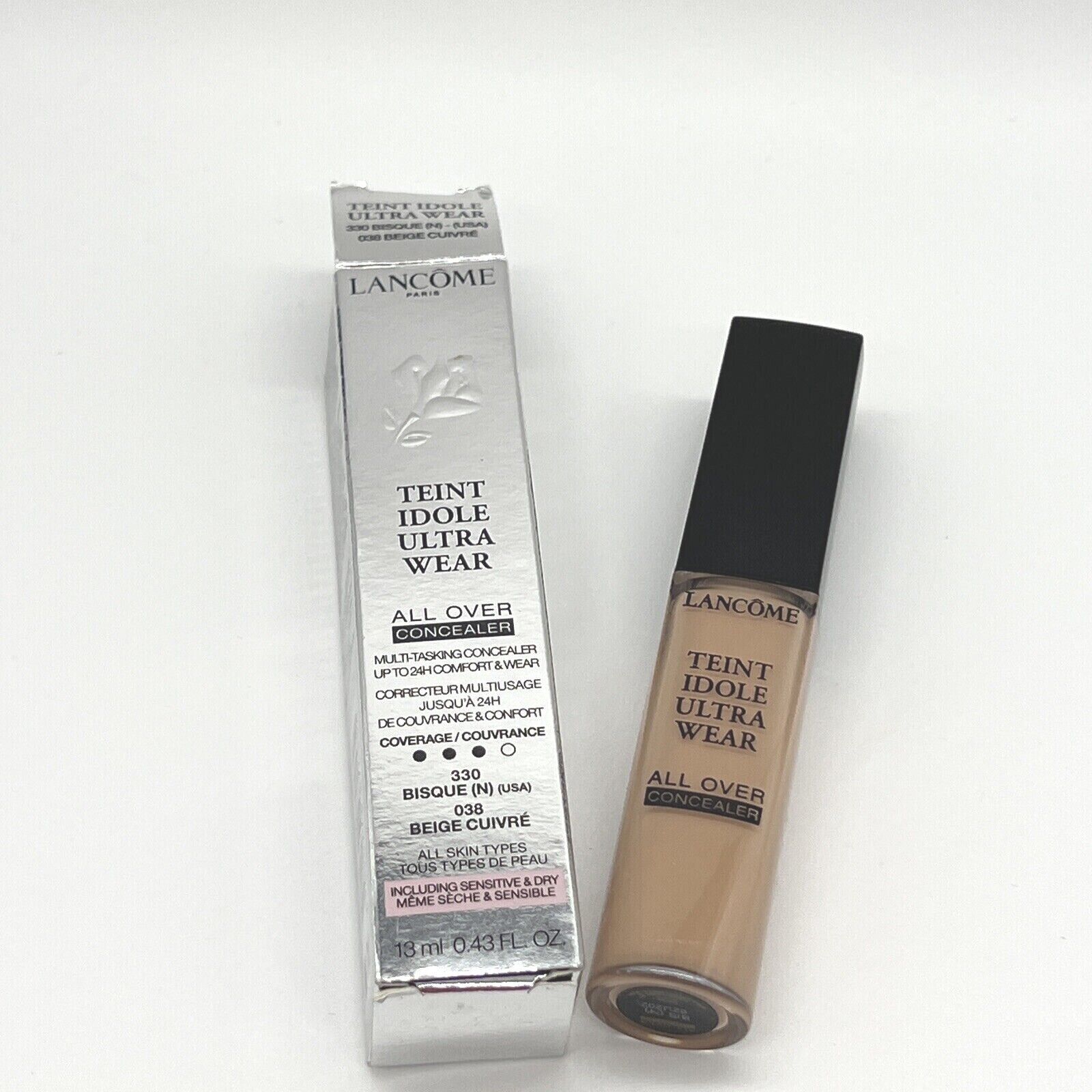 Primary image for Lancome Teint Idole Ultra Wear All Over Concealer ~ 330 Bisque (N) ~ 13 ml, NEW