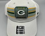 Green Bay Packers Trucker Hat Men Gray White Fanatics NFL Snap Back Cap - $17.94