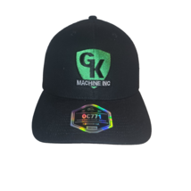 GK Machine Inc Black Snapback Mesh Adjustable Hat Cap New Outdoor Cap OC771 - $14.49