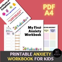 My first Anxiety workbook l Mental Wellbeing |  l anxiety l selective mute l anx - £4.68 GBP