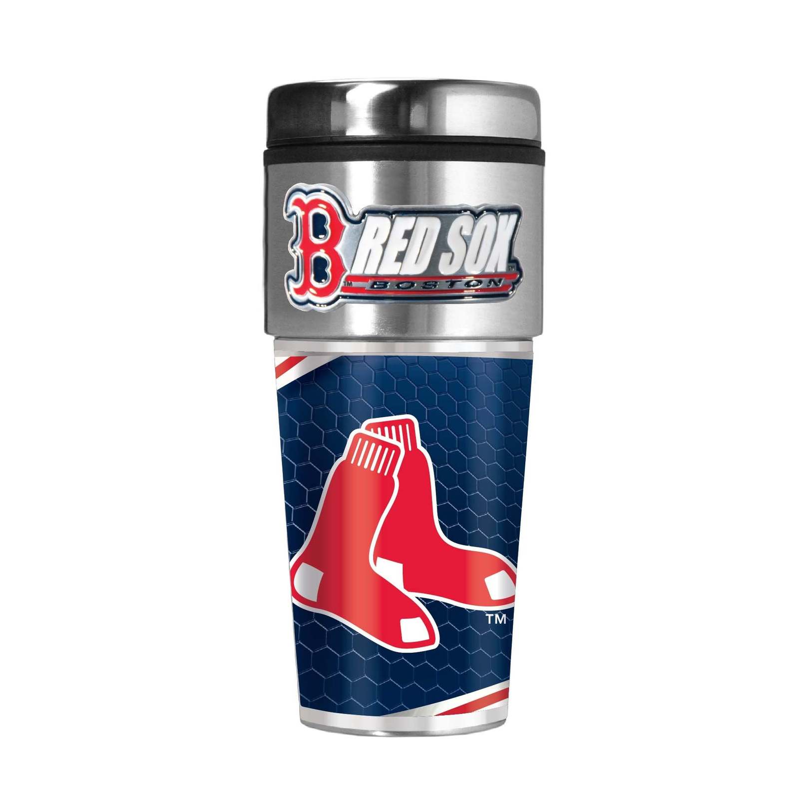 MLB Boston Red Sox 16 oz. Travel Tumbler with Metallic Graphics - $24.99