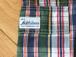 Polo By Ralph Lauren Men's Medium Plaid Shorts. Great Cond. - $25.59