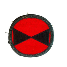 Vintage World War II United States Army 7th Army Military Patch Embroidered - £8.92 GBP