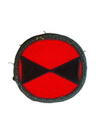 Vintage World War II United States Army 7th Army Military Patch Embroidered - $15.32 CAD