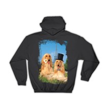 Afghan Hound : Gift Hoodie Pet Animal Puppy Dog Afghanhound Paris Eiffel Tower - £28.11 GBP