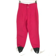 Womens Size 6 Bogner Hot Pink Vintage Wool Blend Stirrup Snow and Ski Pants - $112.70