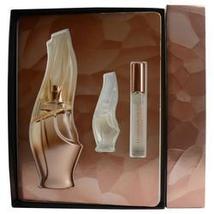 Donna Karan Cashmere Aura Perfume 3.4 Oz Eau De Parfum Spray 3 Pcs Gift Set  - £158.01 GBP