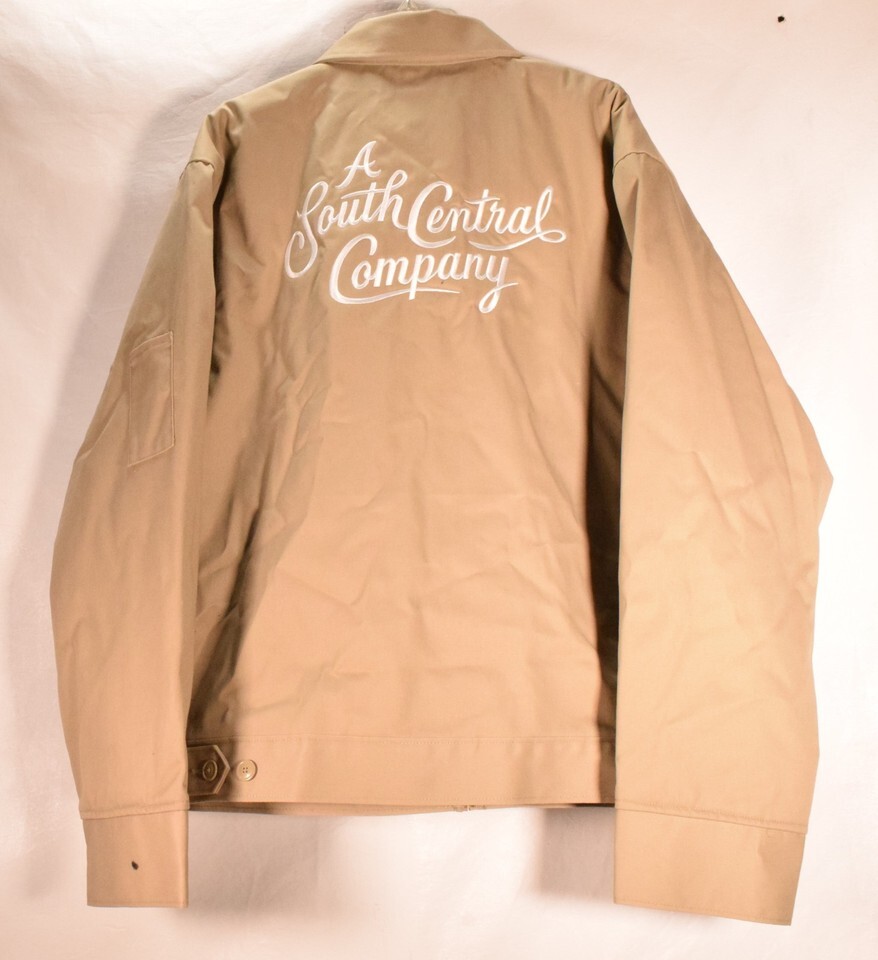 Bricks & Wood Mens Bomber Jacket Beige 2XL Item image 2