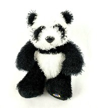 Ganz Webkinz Panda Bear 7 Plush Black White Stuffed Animal Toy Fuzzy NO CODE - £3.40 GBP