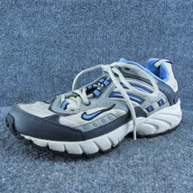 Nike Trail Women Sneaker Shoes Gray Fabric Lace Up Size 7 Medium - £19.72 GBP