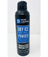 Duke Cannon Dry Ice Body Spray Powder 7oz Mens ORIGINAL FORMULA WITH TALC - £39.50 GBP