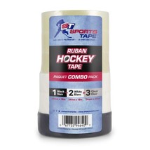 sports tape Hockey Tape (6 Combo Pack)- White, Black &amp; Clear Stick &amp; Shin Pad - £18.30 GBP