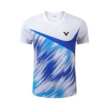 Adult Kid Victor Men&#39;s Badminton Tops Table Tennis Clothes Short Sleeve T-shirts - £17.53 GBP