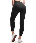 Womens Yoga Pants with Pockets,High Waist Tummy Control Workout   (Black... - £14.46 GBP