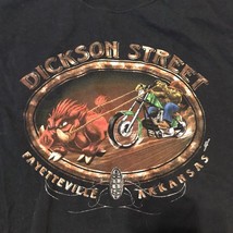 Dickson Street Motorcycle Bikes Shirt Fayettevillle Arkansas Size Medium... - $4.20