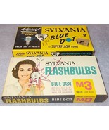 Vintage Sylvania Blue Dot Camera Flashbulbs M5 and M3 - $7.95
