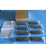 8 Pack Black Sliding Closet Door Handles Black Flush Pulls 4.72&quot; NIP W/I... - $17.57 CAD