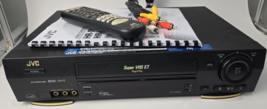 JVC Super VHS ET HR-S3800U VCR Remote &amp; Manual Tested Serviced - $144.99