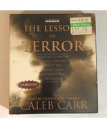 The Lesson Of Terror CD Audio Book Caleb Carr Dennis Boutsikaris - $7.91