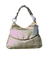 Donald Pliner Metallic Gator Leather Purse Handbag Elaborate Texture NWT... - $380.22 CAD