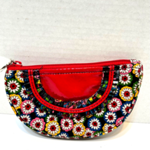 Vera Bradley Frill Symphony in Hue Coated Fabric Cosmetic Coin Bag 6.5x4&quot; - £13.31 GBP
