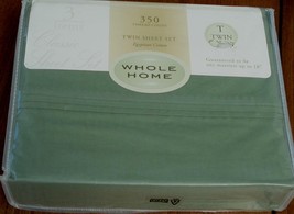 Whole Home 350 Thread Count Egyptian Cotton Sheet Set - Choose SIZE- Brand New - £31.92 GBP