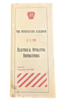 Book Pennsylvania Railroad C.T.290 Electrical Operating Instructions Dec 1966 - £9.56 GBP