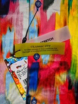 Robert Graham  Prism Effect Colorful Short  Sleeve Size Medium NWTS image 8
