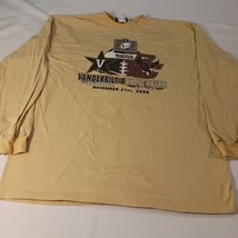 Jansport 2008 Music City Bowl Men&#39;s Cotton Yellow T-Shirt Size XL - €10,66 EUR