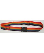 AP) Adjustable Rainbow Luggage Strap Identification Belt Suitcase Travel... - £3.88 GBP