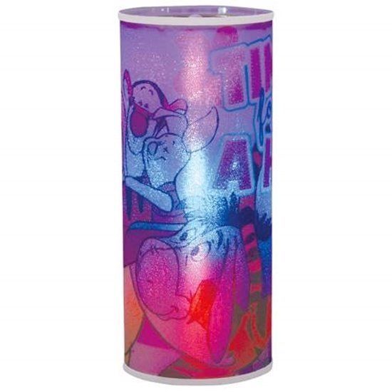 Primary image for Walt Disney's Winnie the Pooh Cast Cylindrical Changing Colors NightLight NEW
