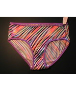 Victoria&#39;s Secret INCREDIBLE hiphuggers M nylon panties multi-color tag-... - £11.79 GBP