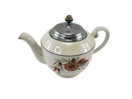 Fraunfelter Royal Rochester Royalite Coffee Tea Pot Hand Decorated Steep... - £39.43 GBP