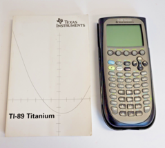 Texas Instruments TI-89 Titanium Graphing Calculator Tested w/ Manual Black - £35.47 GBP