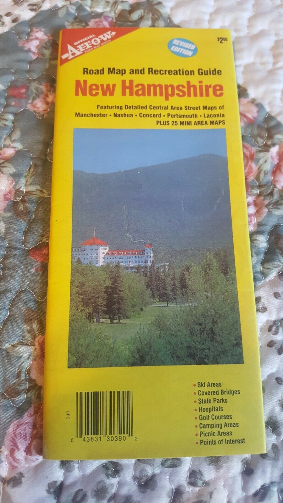 1996 Road Map and Recreation Guide New Hampshire - $4.94