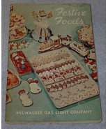 Festive Foods Recipe Cook Book, Baking, Christmas, New Year - $109.30 MXN