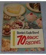 Vintage 70 Magic Recipes Bordon&#39;s Baking Cookbook 1952 - $109.30 MXN