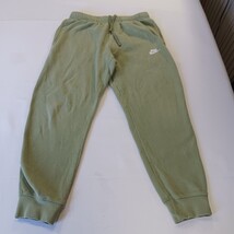 Nike BV2671-386 Men's Green Cotton Club Fleece Joggers Sweatpants Size M (29×27) image 12
