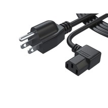 Pwr 3 Prong LCD TV AC Power Cord Cable: Extra Long 6Ft Compatible with Vizio Sam - £15.17 GBP