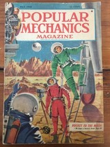 Lot 5 Vintage 1950s Popular Mechanics Magazine Science Tech Radio Atomic Era - £99.05 GBP