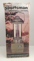 Vintage Olive Green Ray-O-Vac Sportsman 360 Fluorescent Camping Lantern Lamp Box - £27.24 GBP