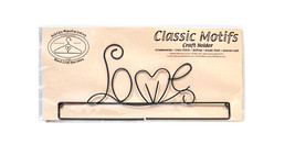 Classic Motifs Love 12 Inch Split Bottom Craft Holder - £13.86 GBP