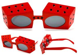 1 pair PLAYING DICE NOVELTY PARTY GLASSES sunglasses #281 men ladies NEW... - $9.49