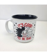 DISNEY Cruella De Vil Coffee Mug Cup Its Good To Be Bad 101 Dalmatians NEW - £11.76 GBP
