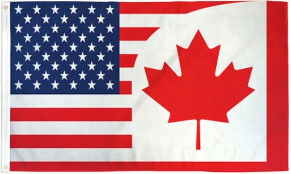 USA Canada Friendship Flag 3x5 Ft Canadian American - $18.90