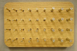 36 Hole Wood Pegboard Hand Dexterity Occupational Therapy Exercise Board - $29.69